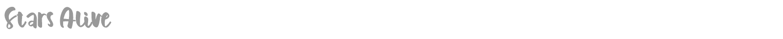Stars Alive font preview